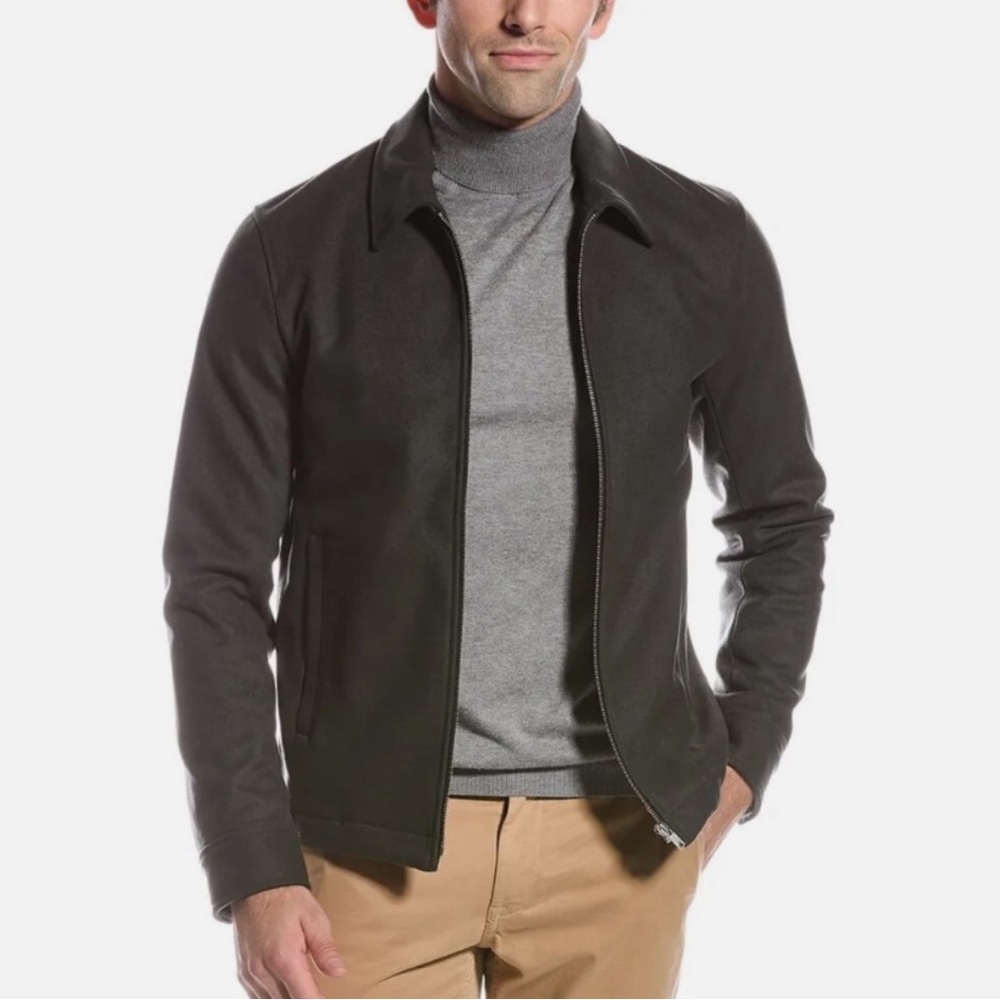 Theory Urban Melton wool jacket in size XL